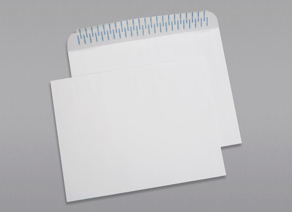 Custom Printed 10 x 13 Booklet Envelopes with Peel & Stick Adhesive