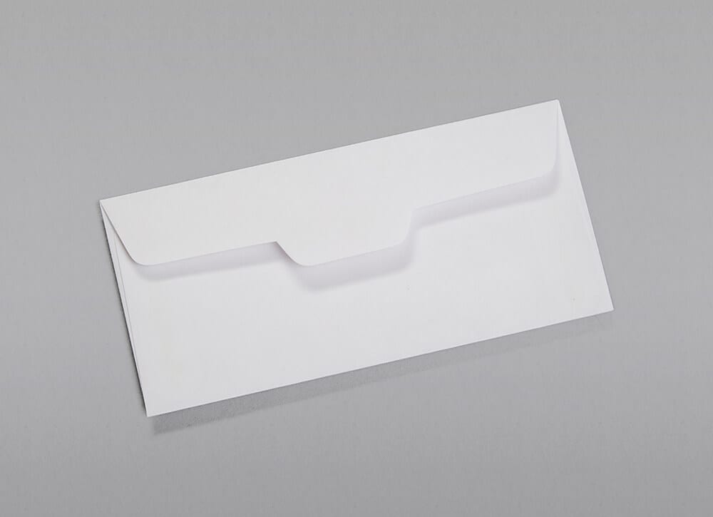 Small Custom Printed DriveIn Banking Envelopes (3 1/4 x 7) Open Side