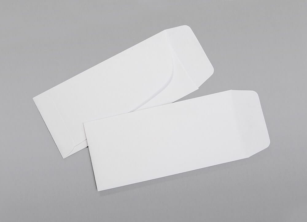 Small Custom Printed DriveIn Banking Envelopes (3 1/4 x 7) Open Side