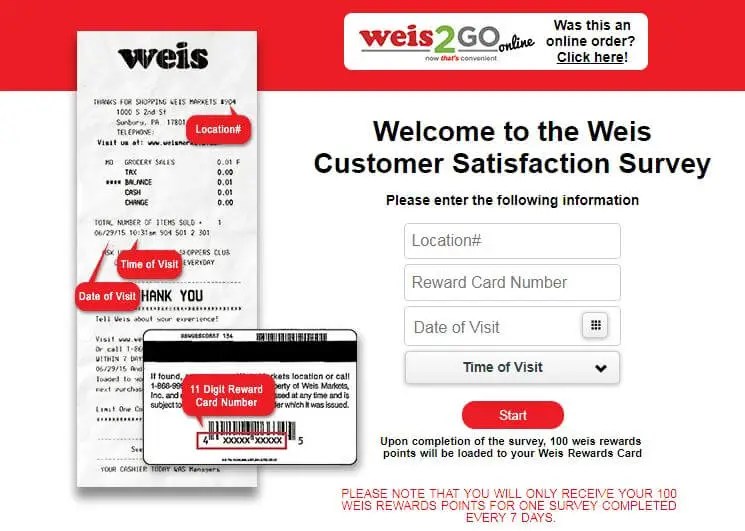 Weis Markets Survey Letter Racer Guides