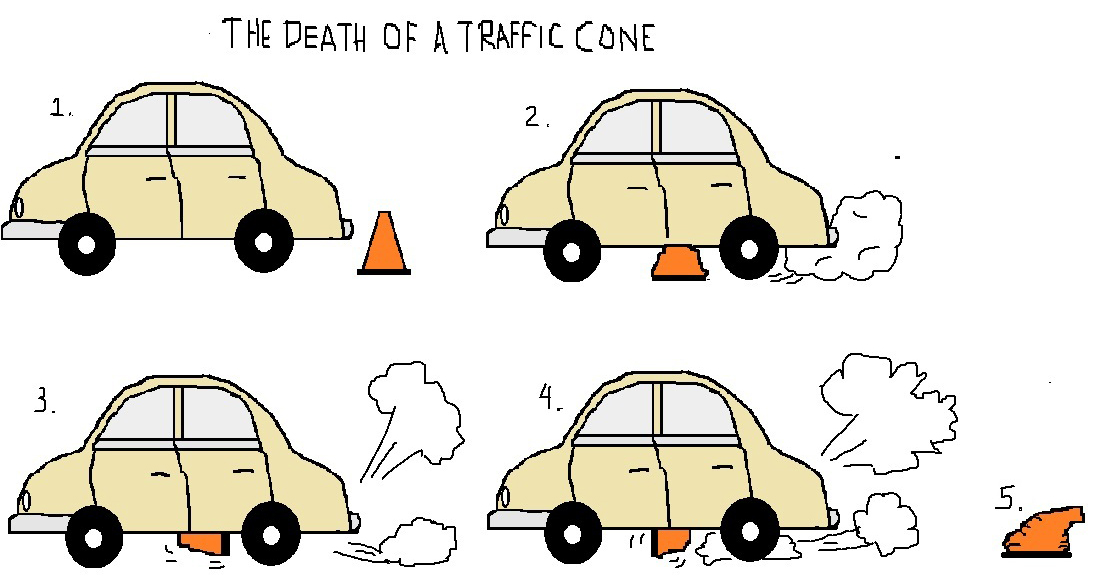 Traffic Cone Abuse | Letters From Maggie