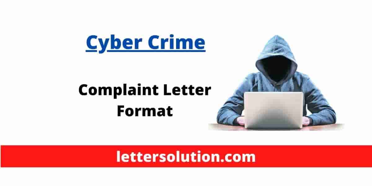 Cyber Crime Complaint Letter Format In English 3+ » Letter Solution
