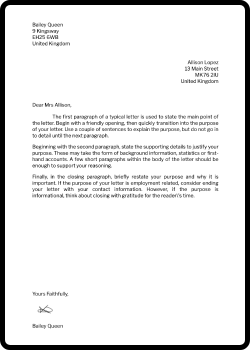 LettersWriter Formal Informal Letter Generator