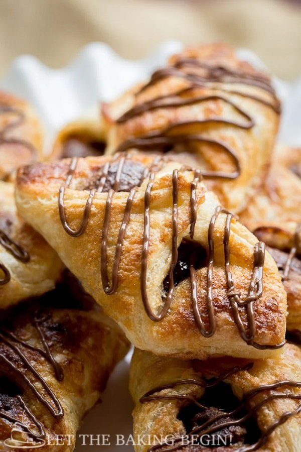 Nutella Puff Pastry Danish Let The Baking Begin