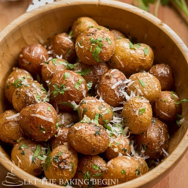 Crispy Parmesan Little Potatoes Let the Baking Begin!