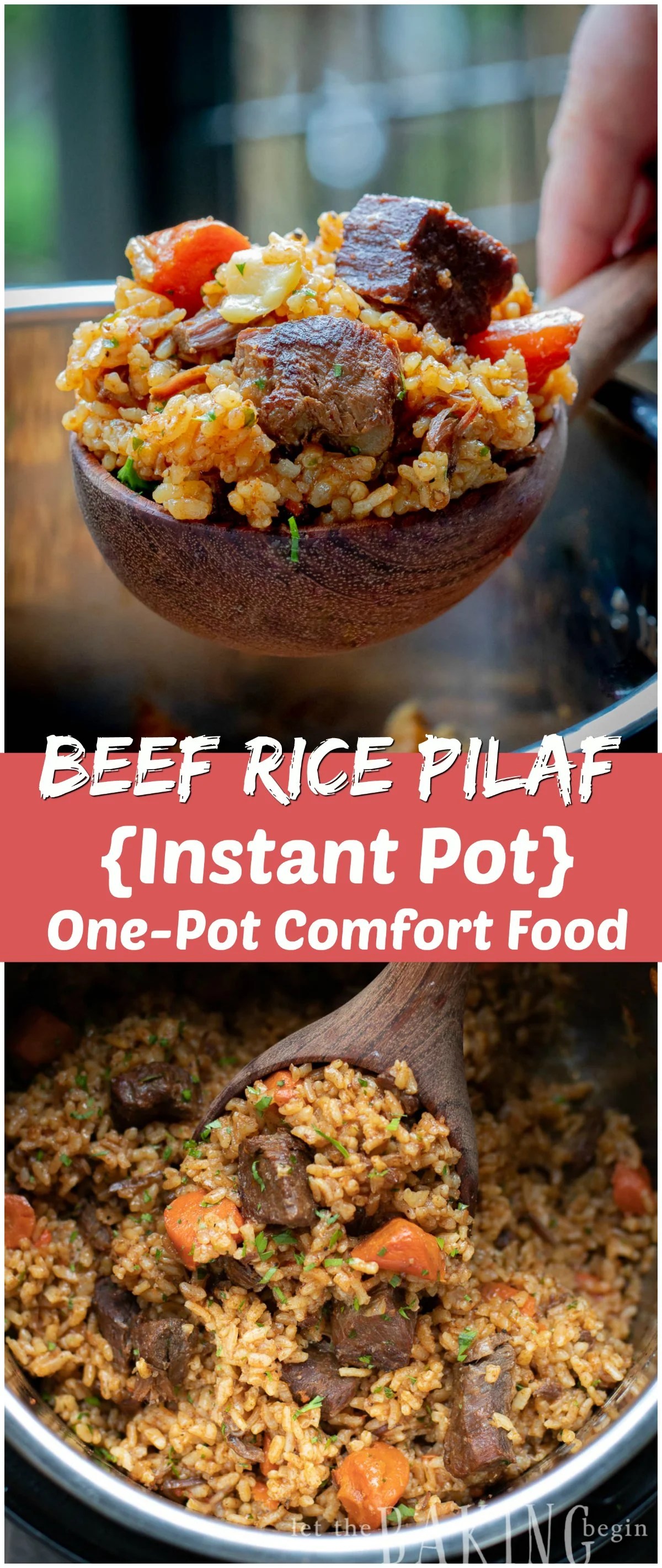 Instant Pot Beef Rice Pilaf (Plov) Let the Baking Begin!