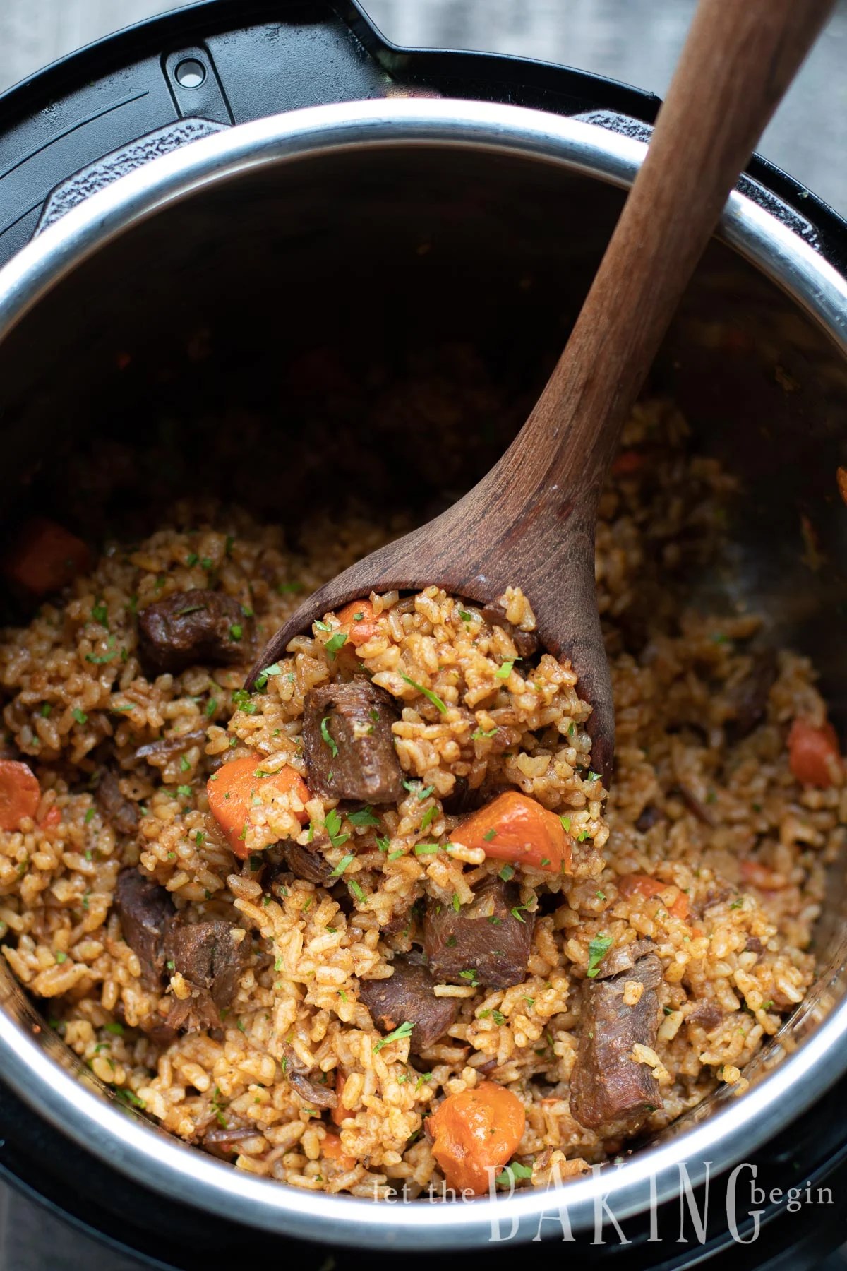 Instant Pot Beef Rice Pilaf (Plov) Let the Baking Begin!