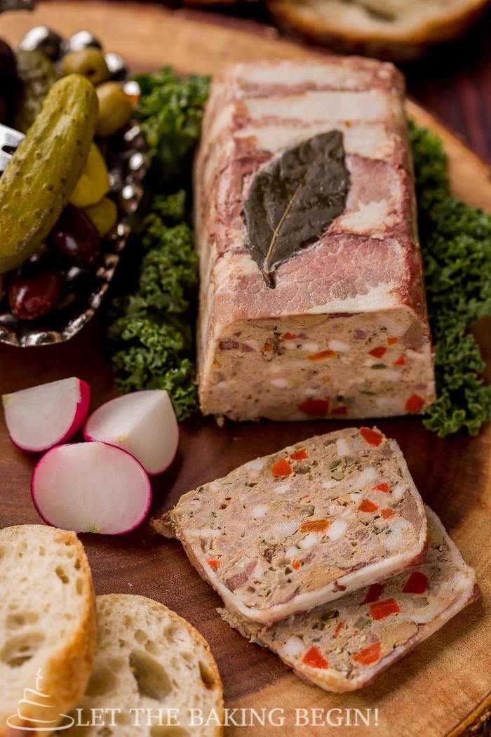 Country Style Terrine / French Style Country terrine with hazelnuts