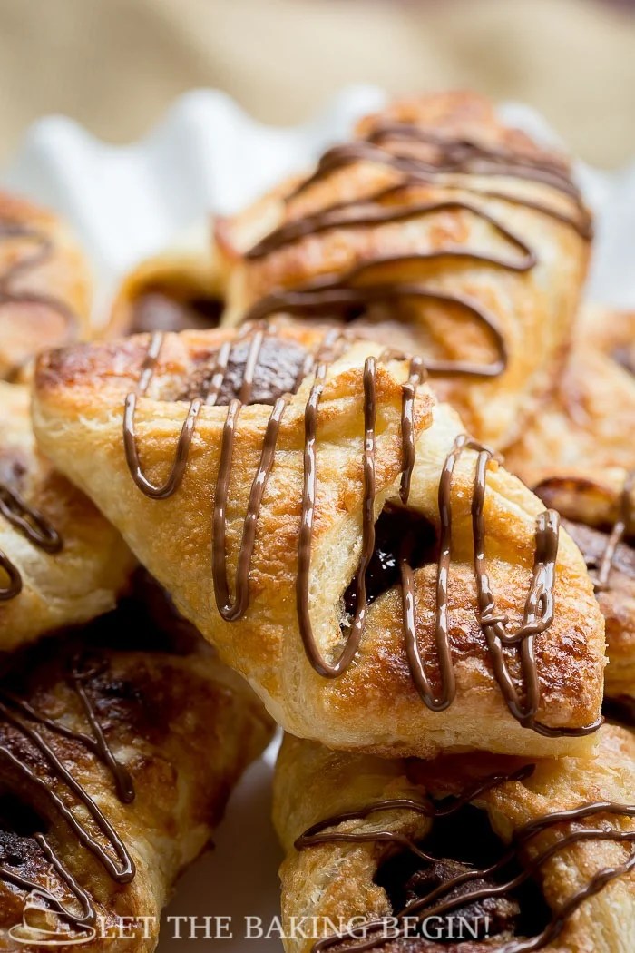 Nutella Puff Pastry Danish Let the Baking Begin!