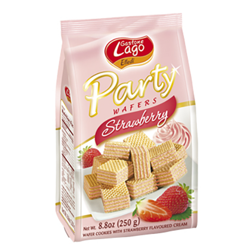 LAGO PARTY WAFERS STRAWBERRY Lettieri & Co.