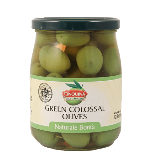 CINQUINA GREEN COLOSSAL OLIVES Lettieri & Co.