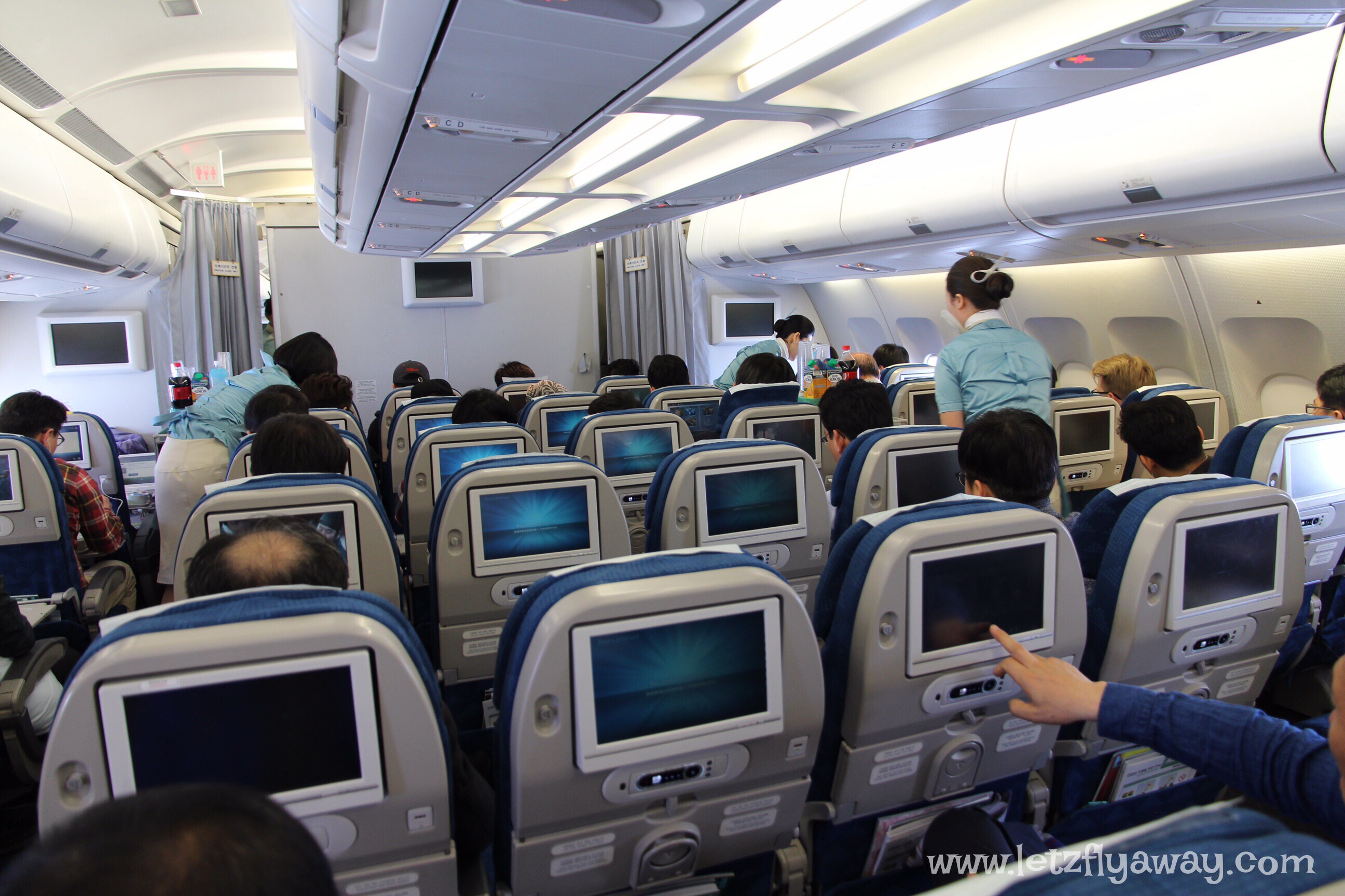 Korean Air Economy Class Airbus 330