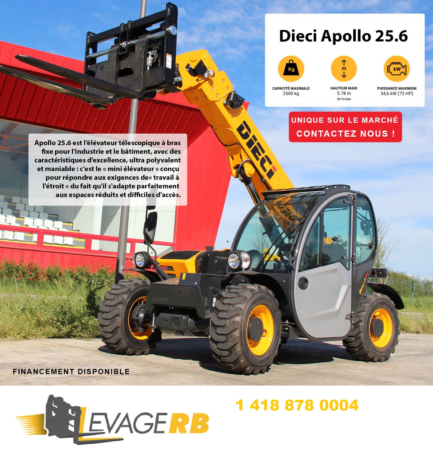 Grues et lifts à louer Levage RB