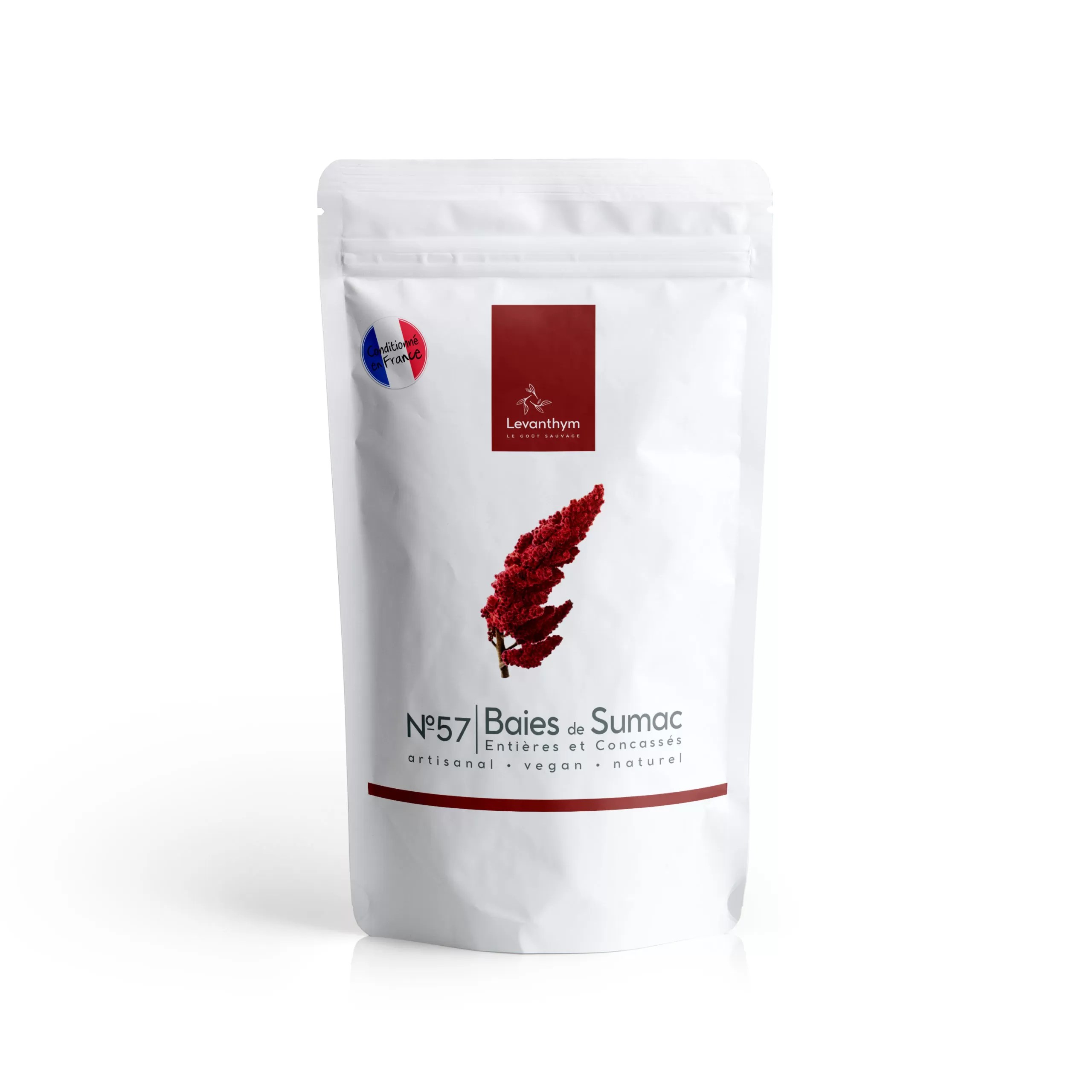 N°57 Baies de Sumac entières et concassées 90g Levanthym
