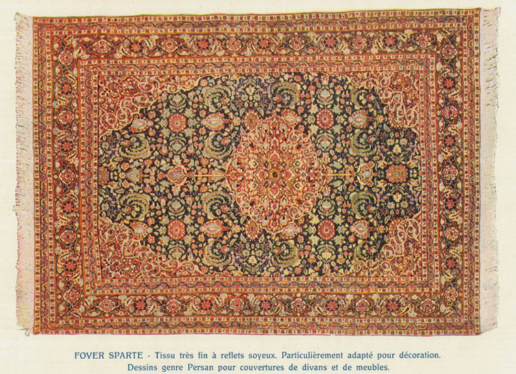 Oriental Carpet Manufacturers advertising material