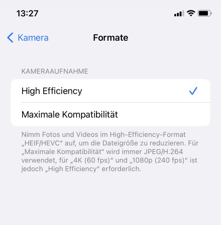Was ist eigentlich HEIF/HEIC und wie schaltet man es aus? Levato