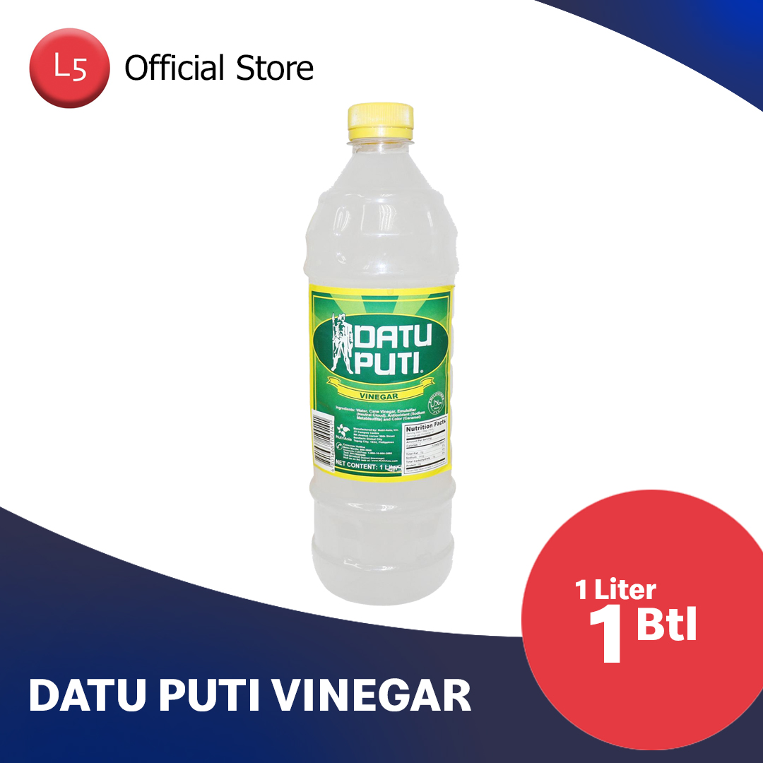 Datu Puti White Vinegar 1L Level Five