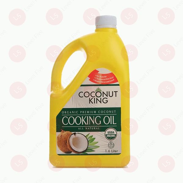 Coconut King Organic Premium Coconut Cooking Oil 1.6L x 10 Bottles