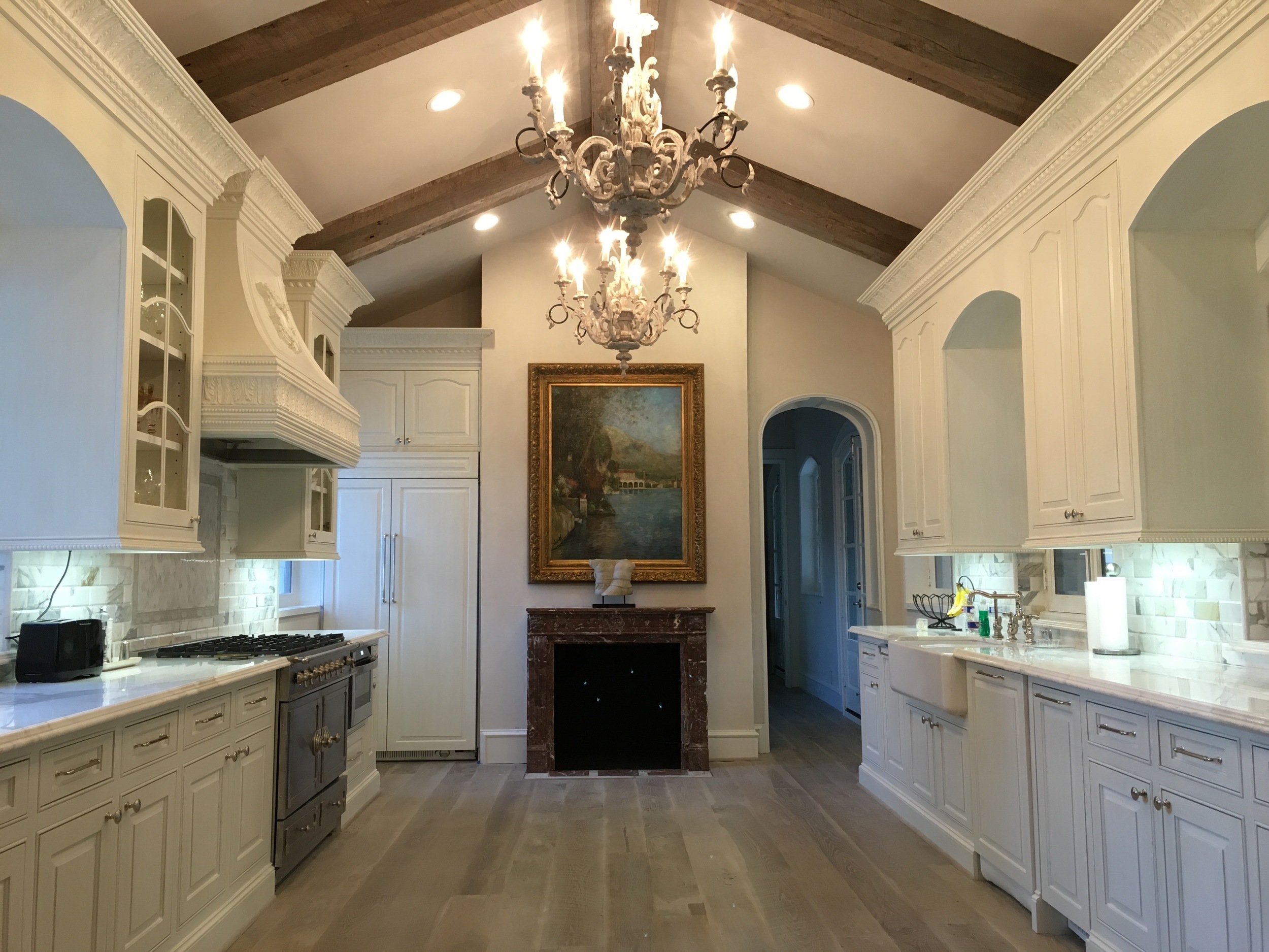 Large kitchen art installation Level Art Installations