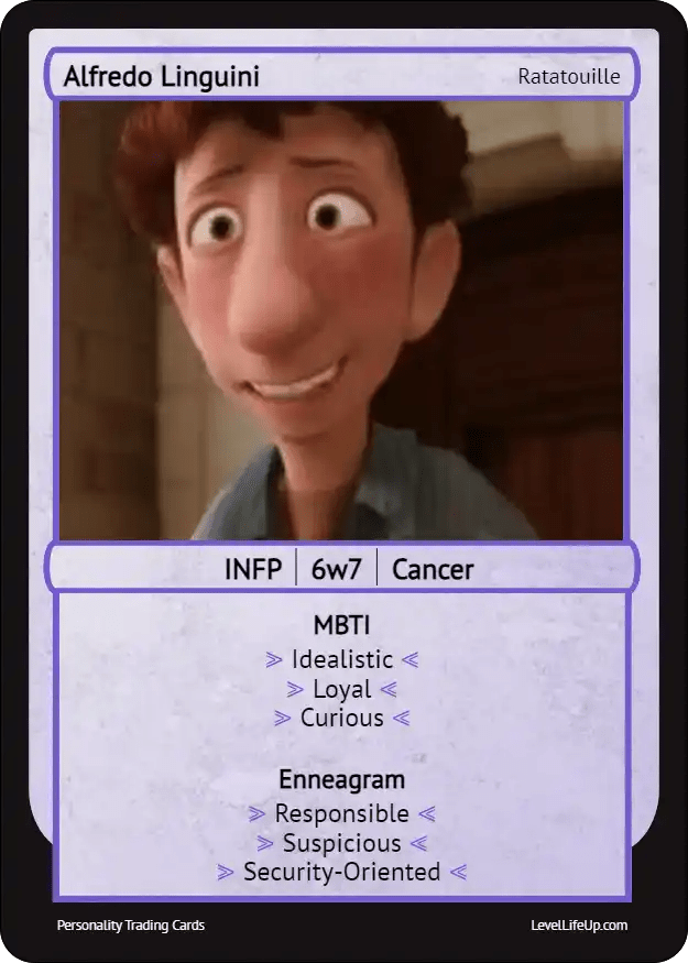 Alfredo Linguini Enneagram & MBTI Personality Type Level Life Up