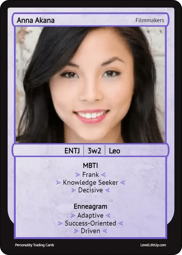 Anna Akana Enneagram & MBTI Personality Type Level Life Up