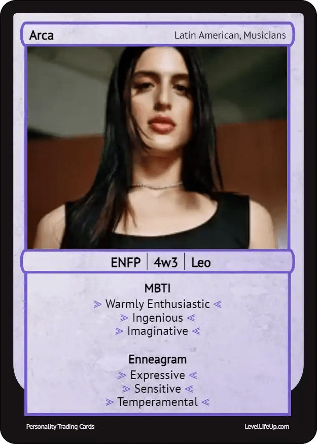Arca Enneagram & MBTI Personality Type Level Life Up