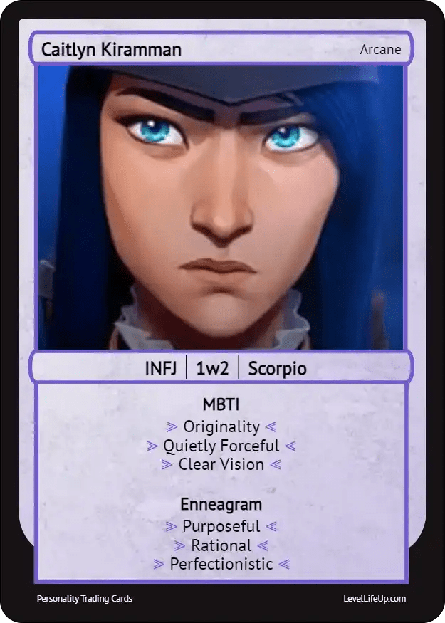 Caitlyn Kiramman Enneagram & MBTI Personality Type Level Life Up