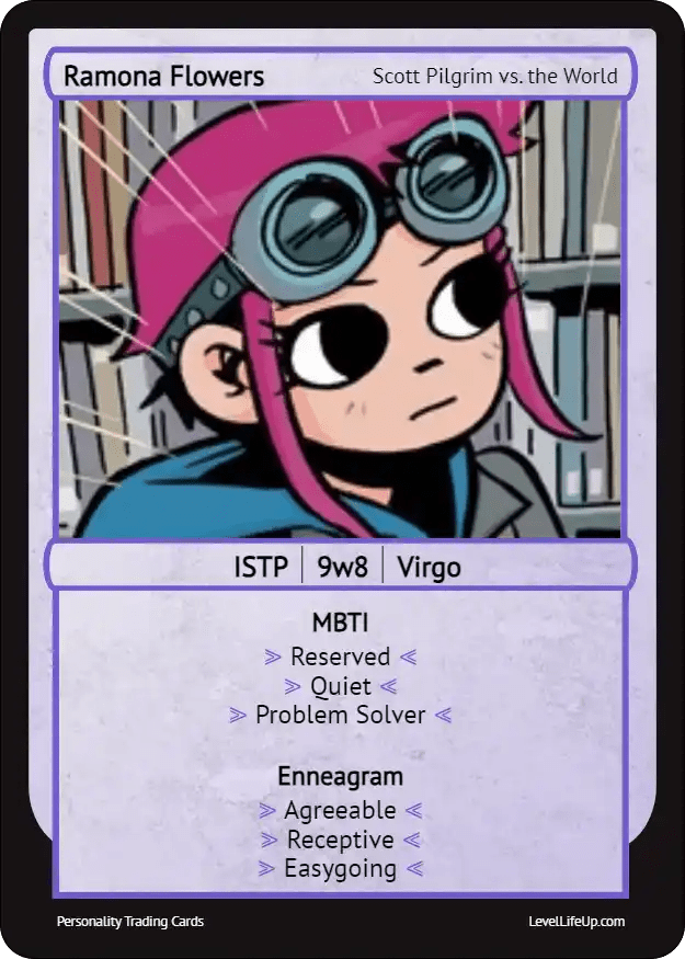Ramona Flowers Enneagram & MBTI Personality Type Level Life Up