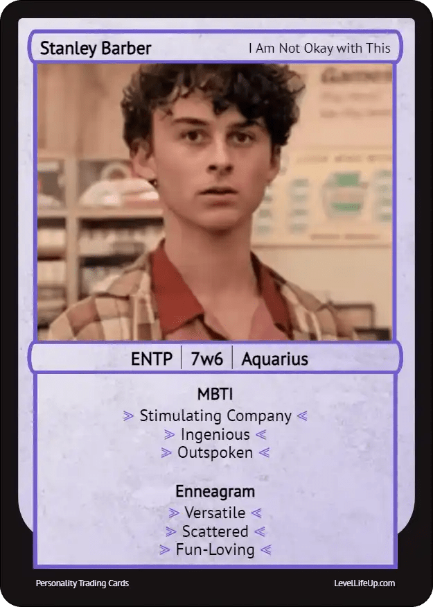 Stanley Barber Enneagram & MBTI Personality Type Level Life Up