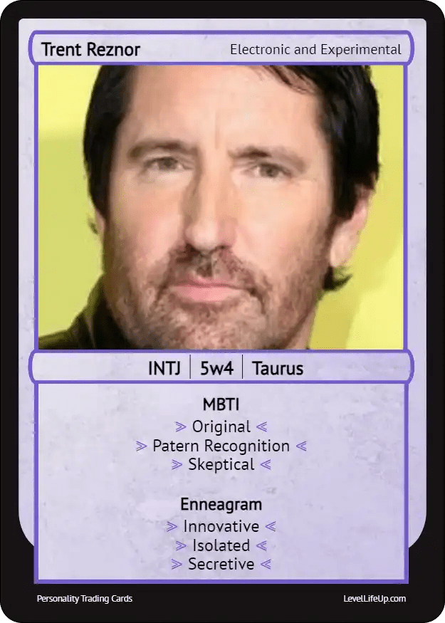 Trent Reznor Enneagram & MBTI Personality Type Level Life Up