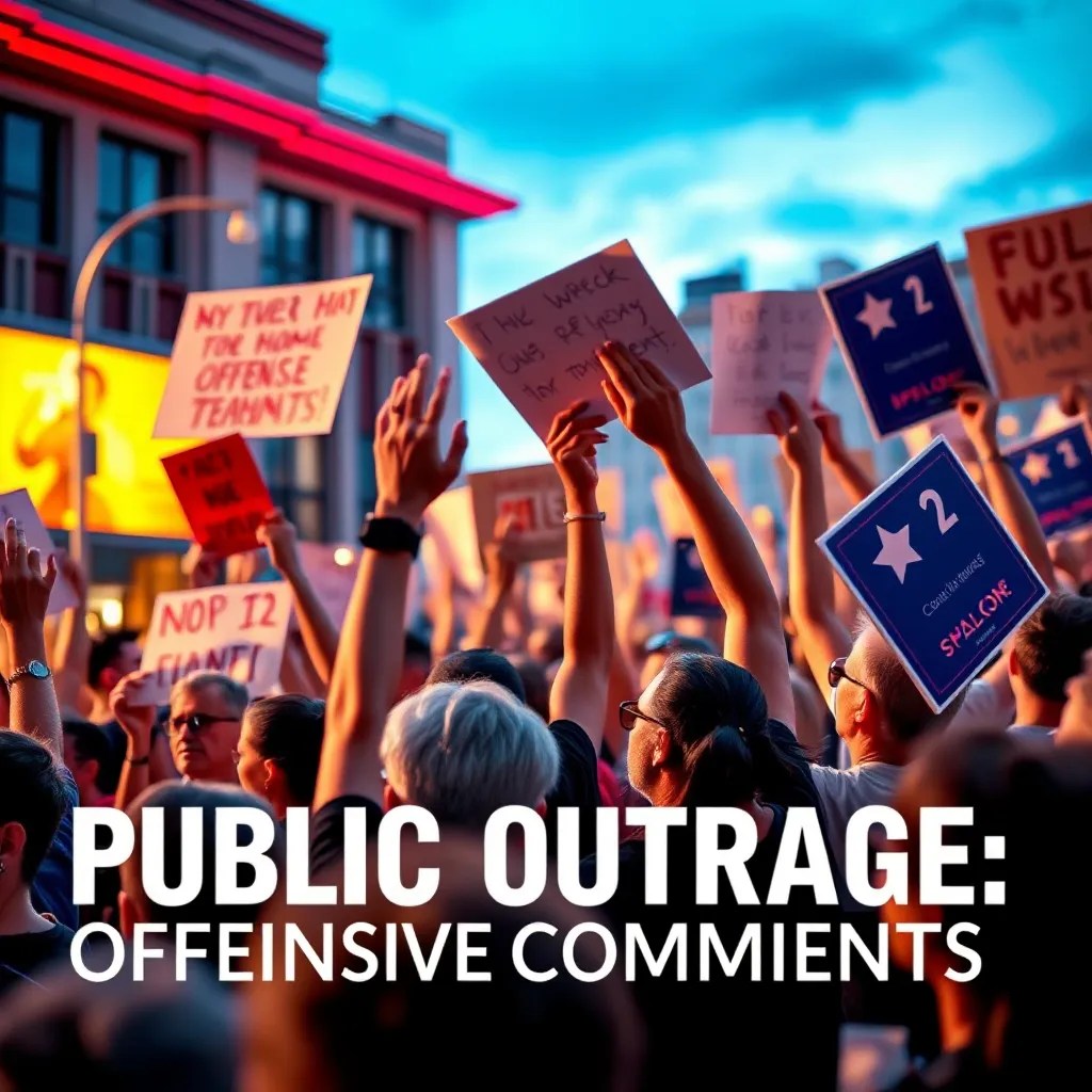 Public Outrage Addressing Offensive Remarks and Comments LevelUpTalk