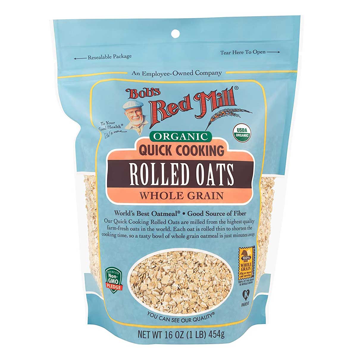 Bob's Red Mill Organic Quick Cooking Rolled Oats Levitating Monkey