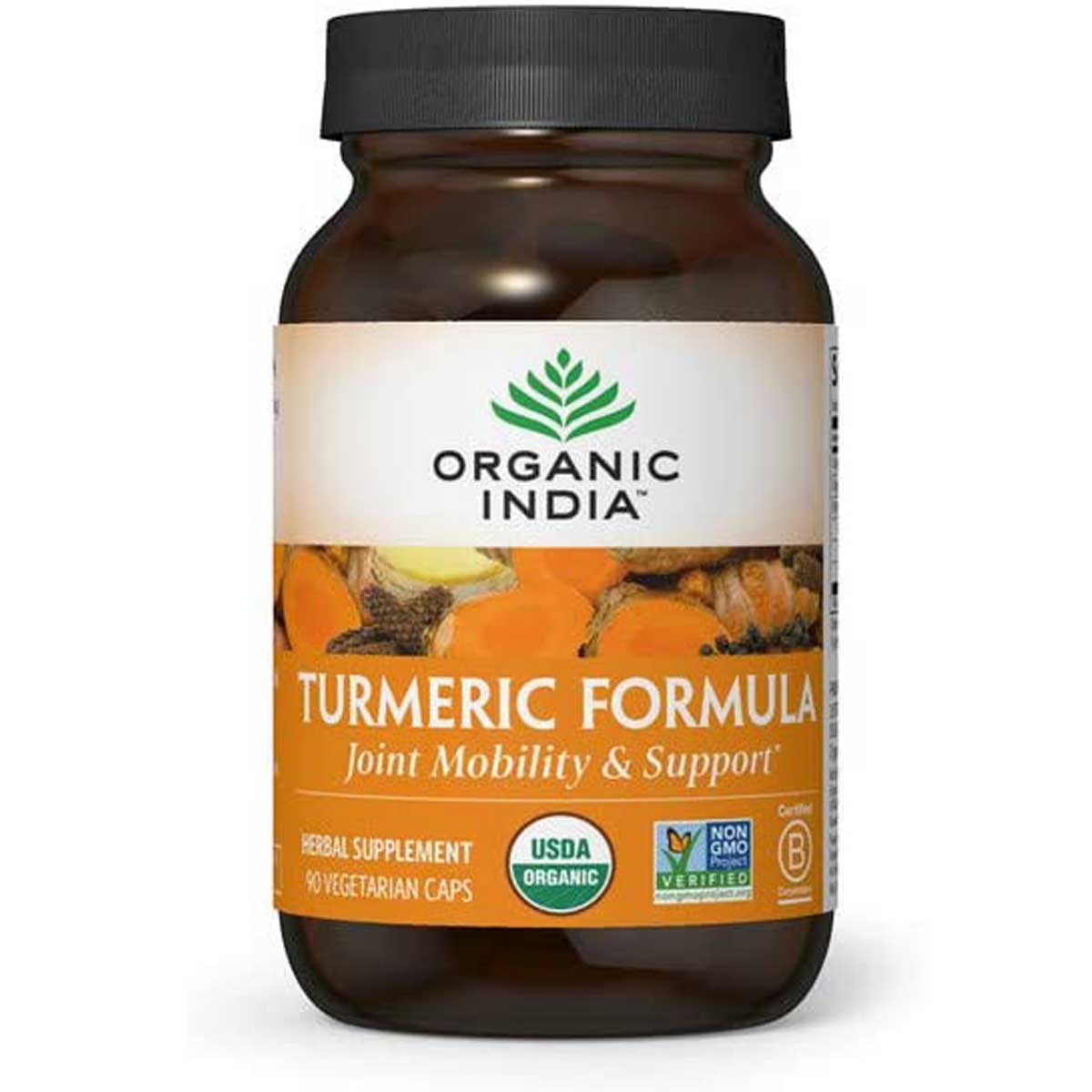Organic India Turmeric Herbal Supplement Levitating Monkey