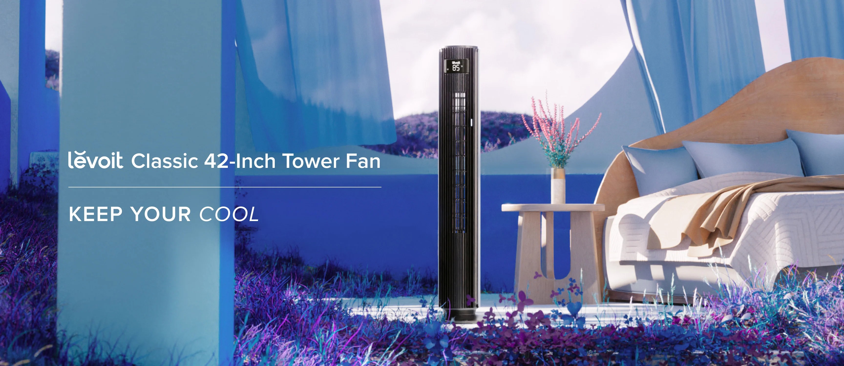 42-Inch Levoit Classic - The Best Tower Fan for Comfort