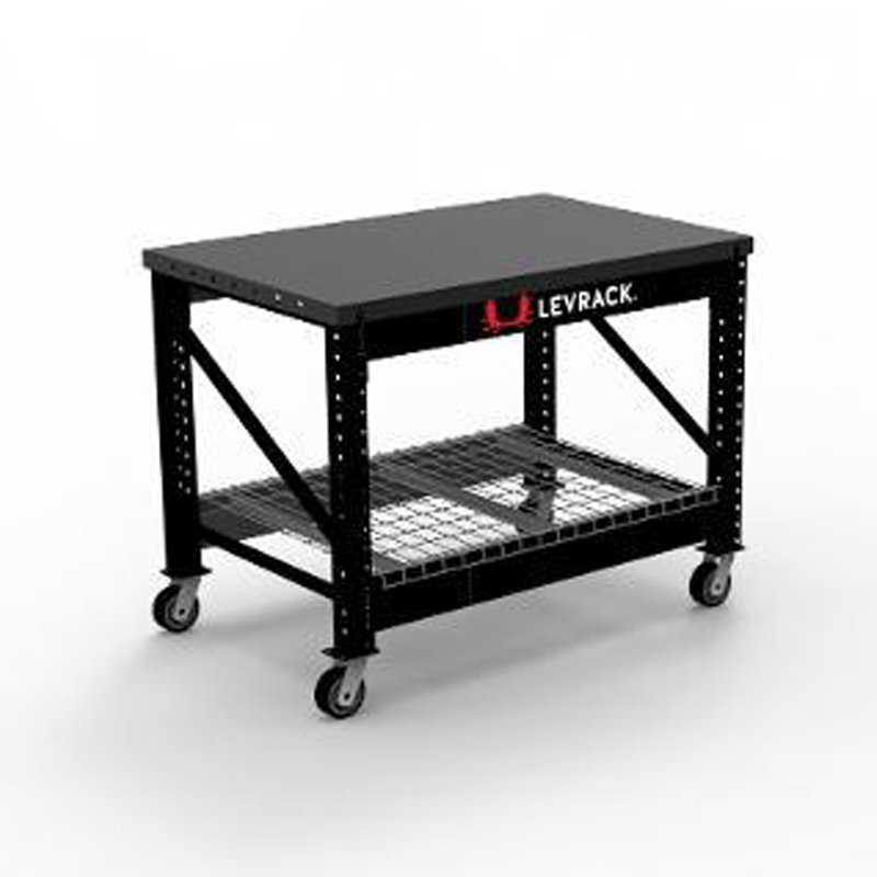 Levrack Mobile Workstation 436 A place for all your storage.