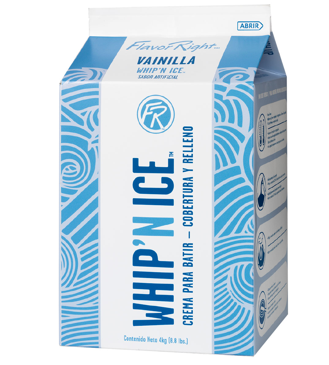 CREMAS FLAVOR RIGHT VAINILLA WHIP’N ICE Levuni