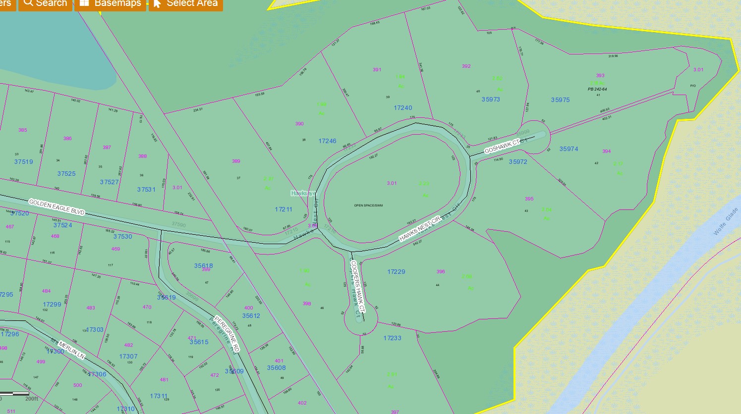 Hawkseye Association Lewes, Delaware Maps, Lots Details