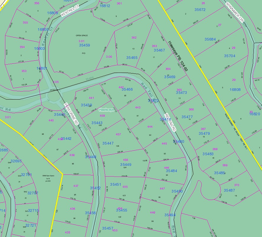 Hawkseye Association Lewes, Delaware Maps, Lots Details