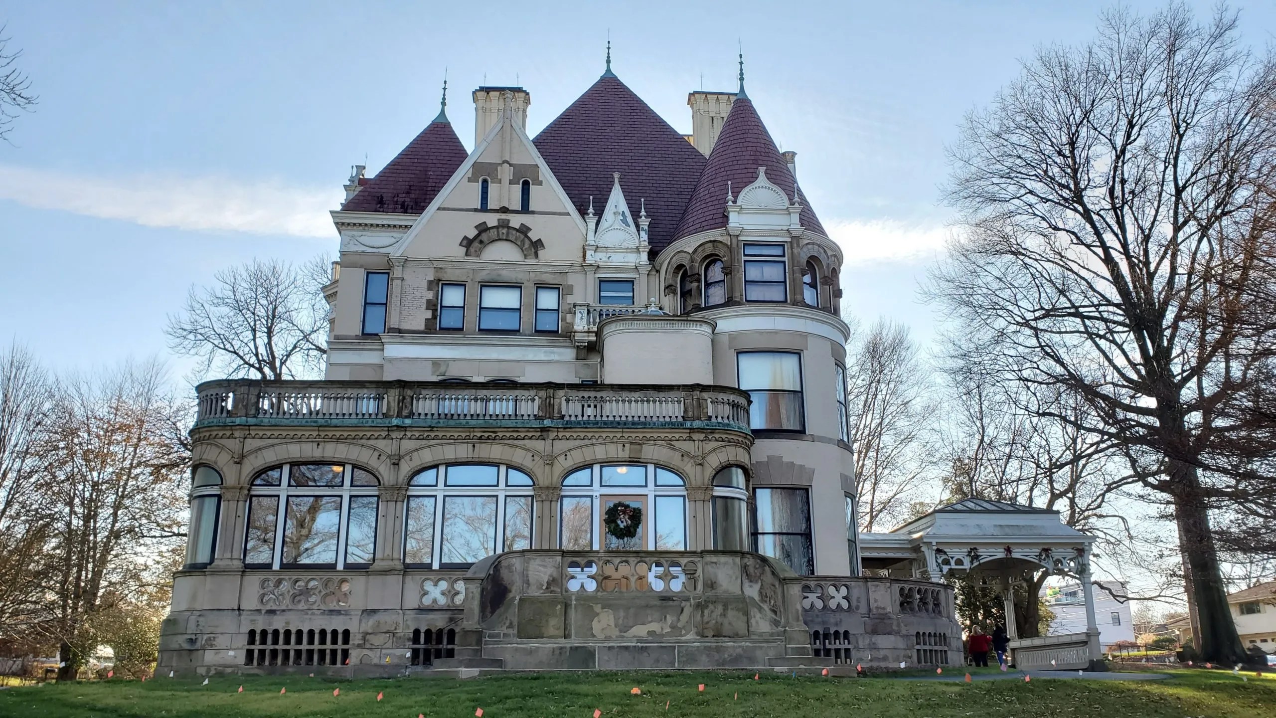 The Historic Clayton Mansion and Scenic Gardens and Greenhouse at The