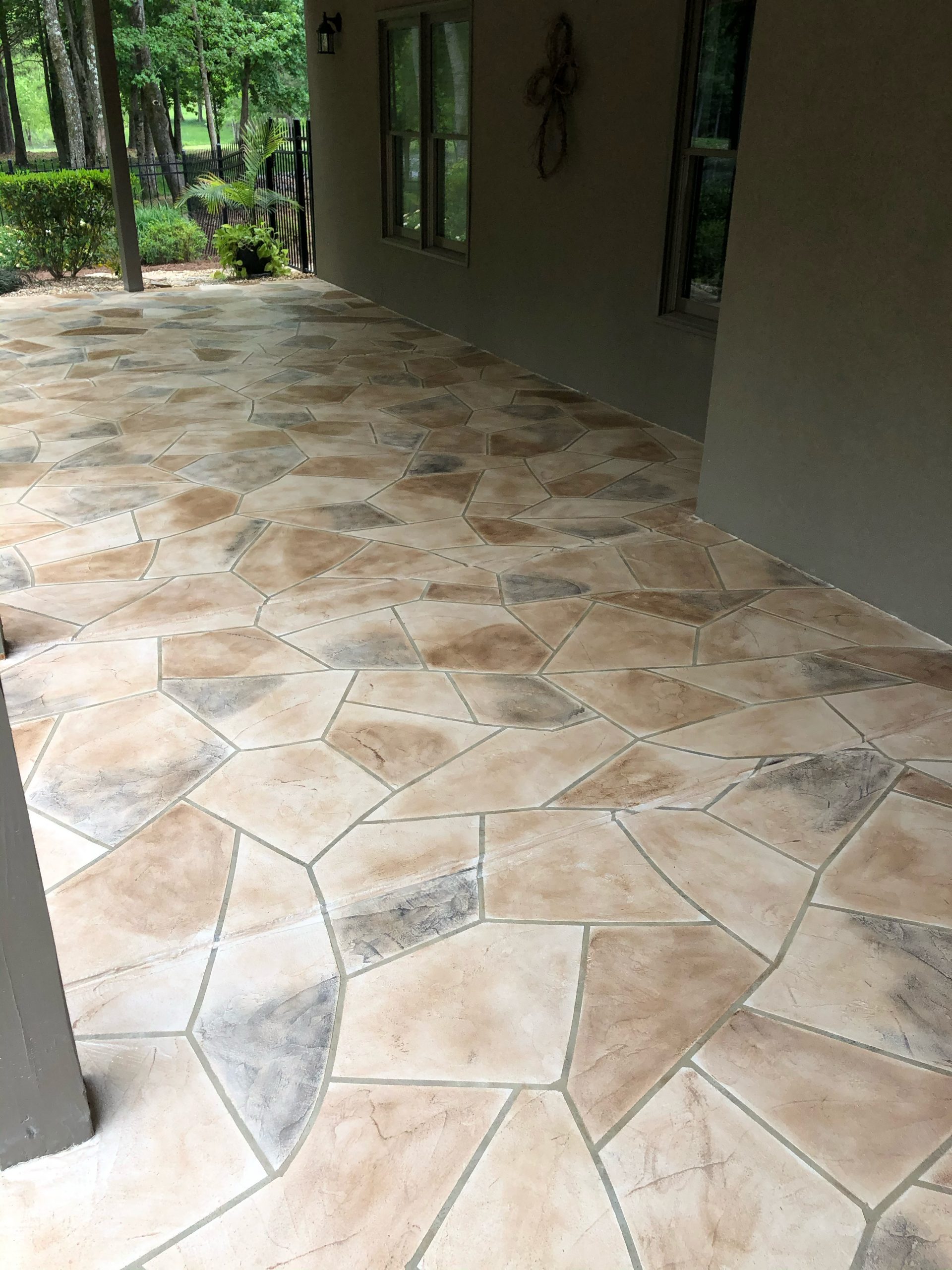 Flagstone Overlay Lewis Concrete Inc.