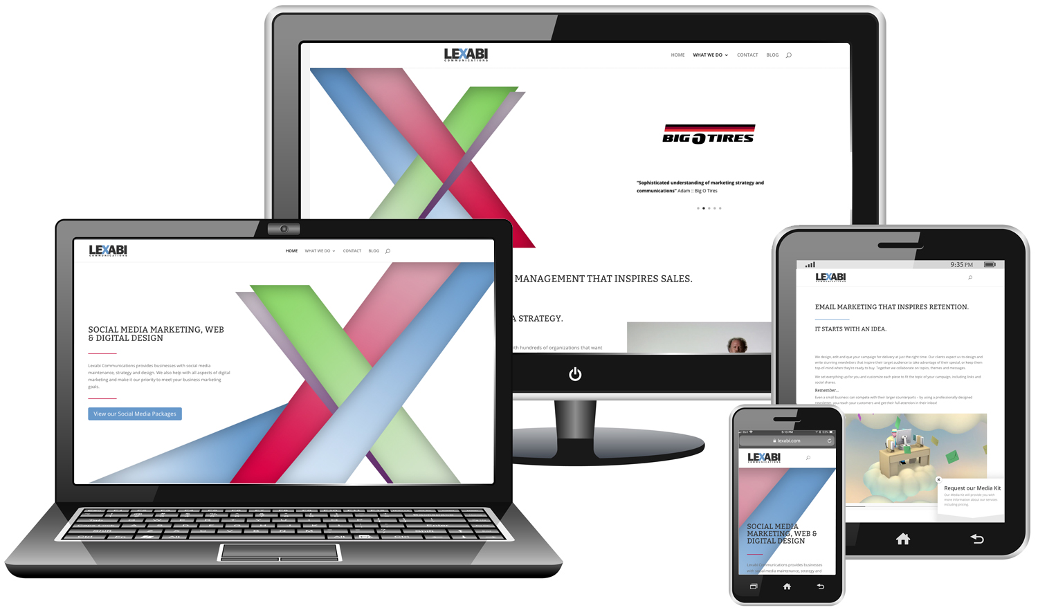  design for Kelowna and Vancouver Lexabi Communications