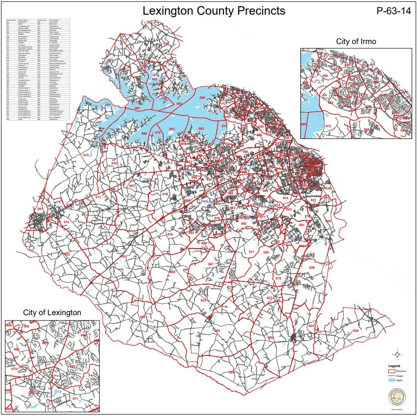 Voting Districts Lexington County Democrats