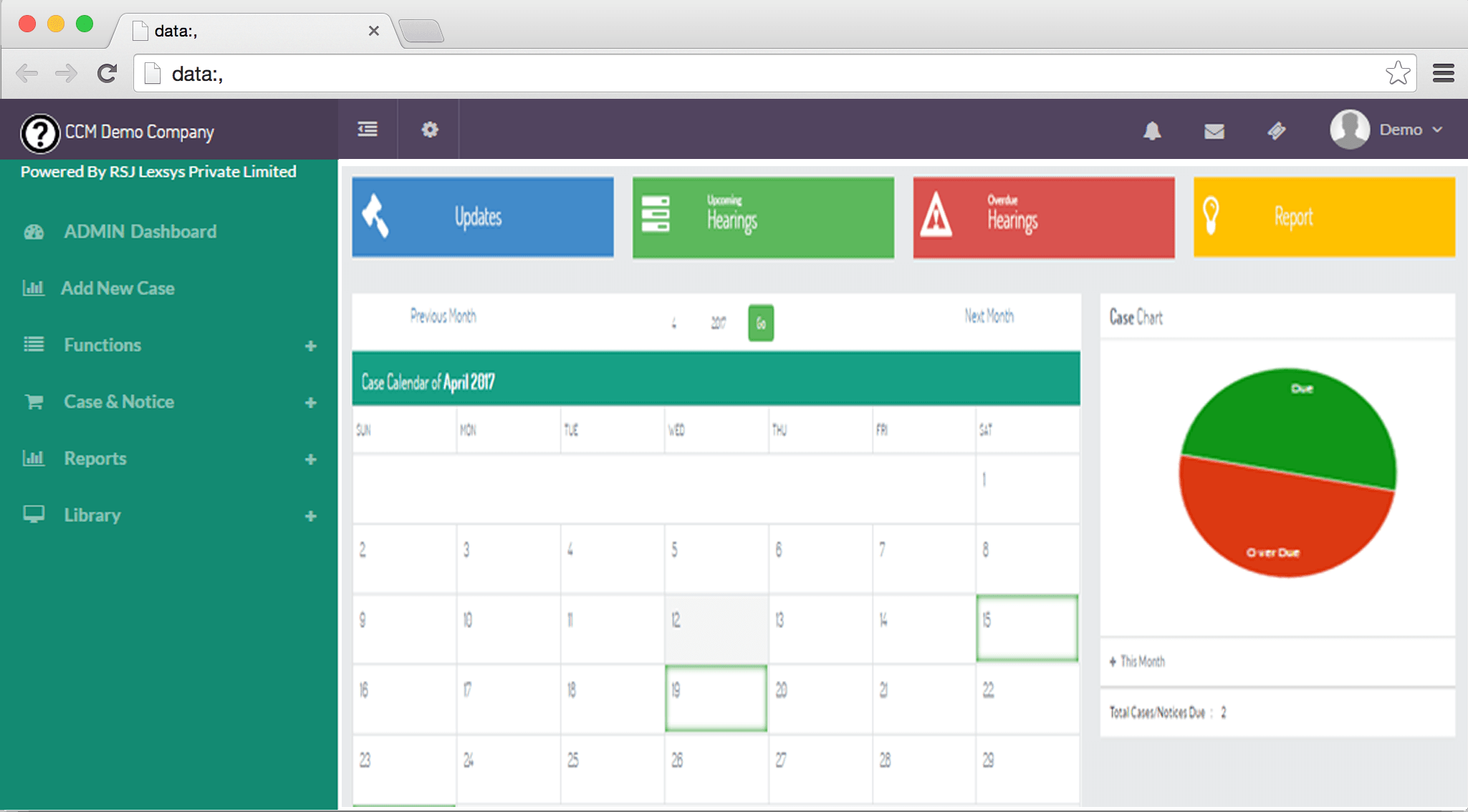 Case Management System for Law Firms