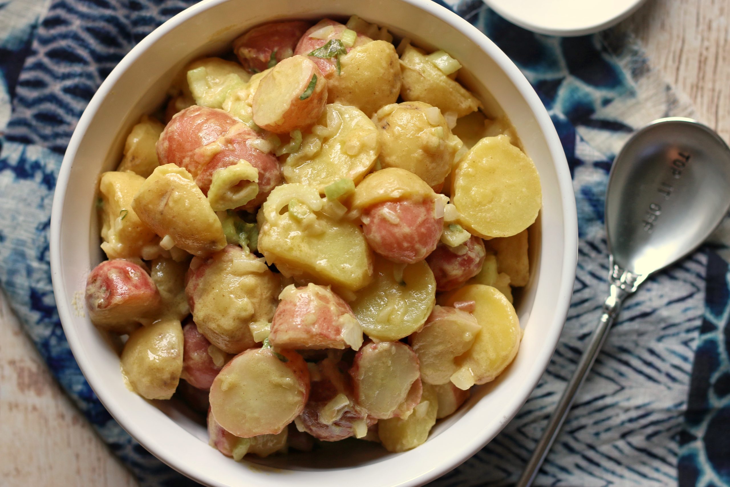 Warm Mustard Potato Salad