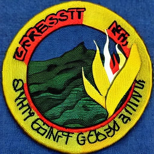 forest fire merit badge - Arthub.ai