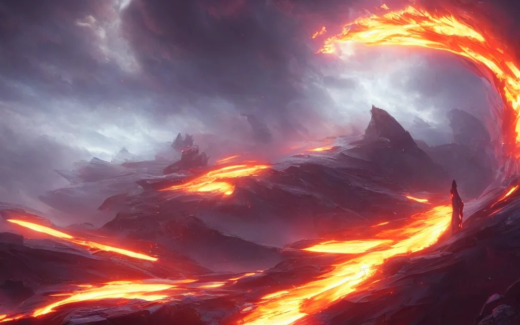 Lexica Flame vortex, phoenix, epic, immortality, divine, epic, shocking atmosphere, cinematic