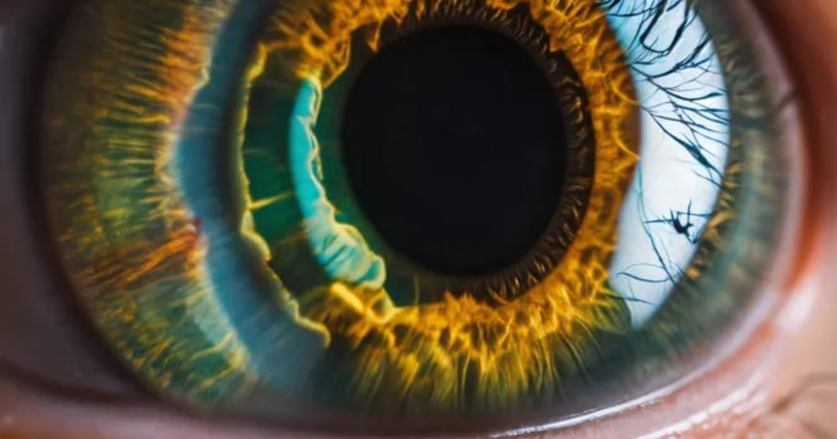 Lexica Writting 'Jifin' on as reflection in a zoomed human eyeball