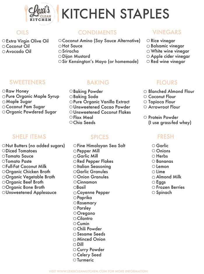 Kitchen Staples Lexi's Clean Kitchen