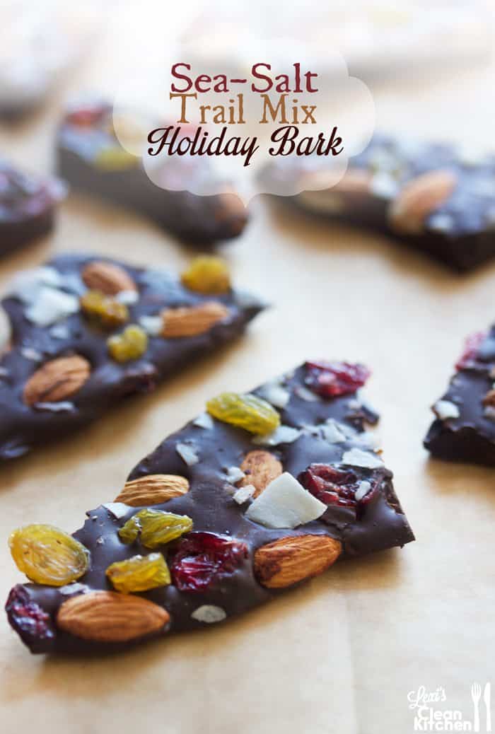 Sea Salt Trail Mix Chocolate Bark Lexi's Clean Kitchen