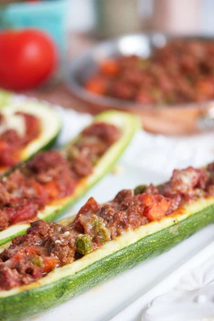 Stuffed Zucchini Boats Lexi's Clean Kitchen